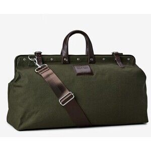 Line of Trade Canvas Mason Bag Olive Green Groomsman Duffel Weekender No. 0312